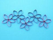 cardboard art toilet roll flowers 04