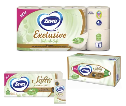 Zewa Natural Soft – Gondoskodás neked és gondoskodás a természetnek