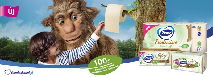 Zewa Natural Soft – Gondoskodás neked és gondoskodás a természetnek